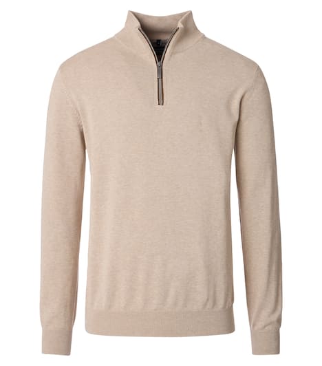 Troyer uni Basic Knitwear
