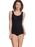 SCHIESSER Damen 2-Pack Trägertop - schwarz