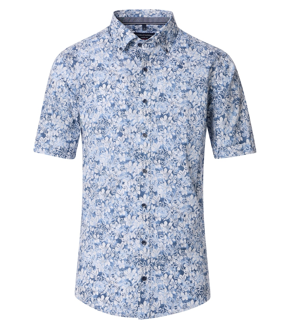 Freizeithemd Kurzarm Print Casual Fit