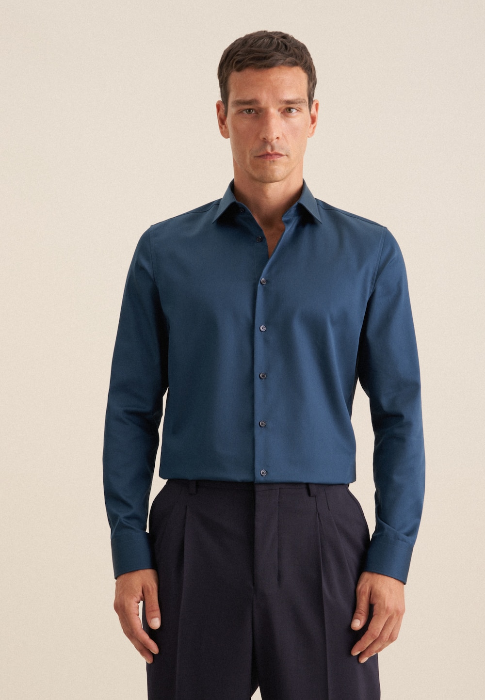 Herren Business Hemd - Uni