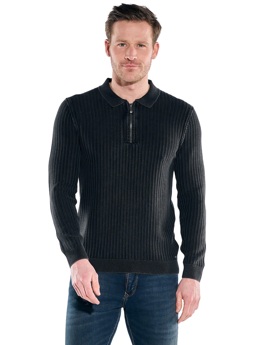 Herren Pullover , Anthrazit