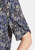 Elegantes Halbarm Blusenshirt, Druck