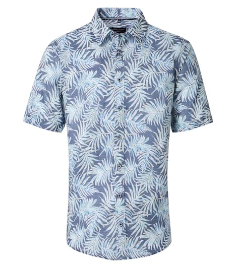 Freizeithemd Kurzarm Print Casual Fit