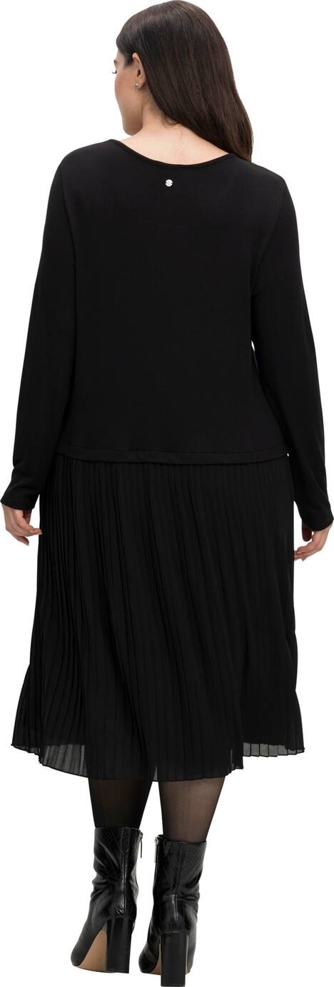 Strickkleid Langarm Uni