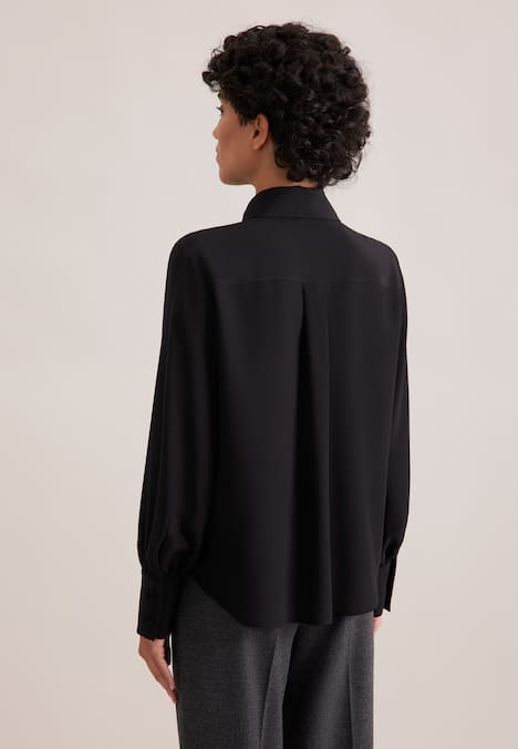 Damen Ausgestellte Bluse - Uni