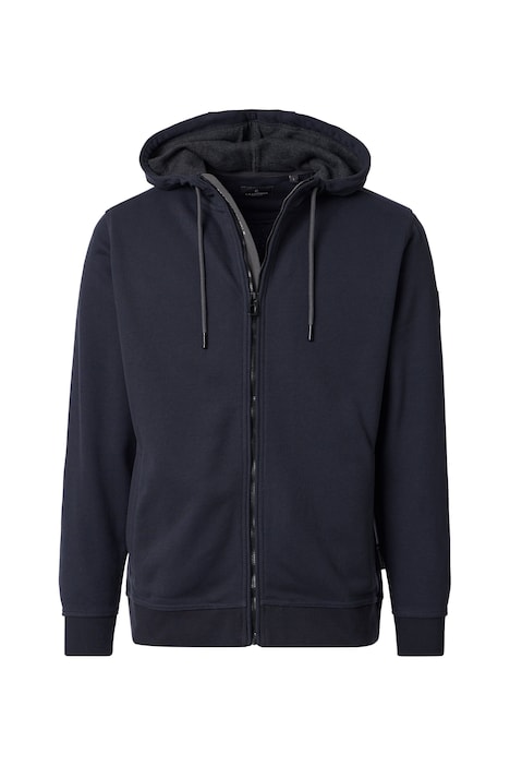 Sweatjacke mit Kapuze uni