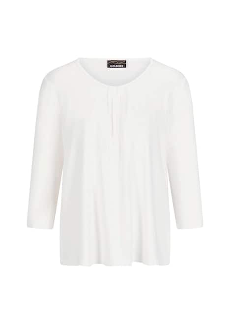 GOLDNER Shirt Elegant shirt van viscose-jersey