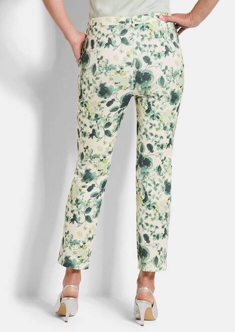 Jerseyhose mit floralem Design
