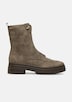 Stiefel in Leder-Optik mit Profilsohle