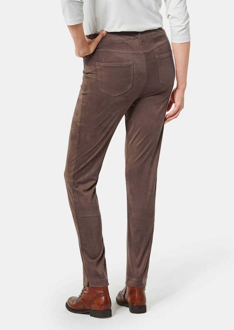 GOLDNER Broek in suÃ¨delook Broek in suÃ¨delook