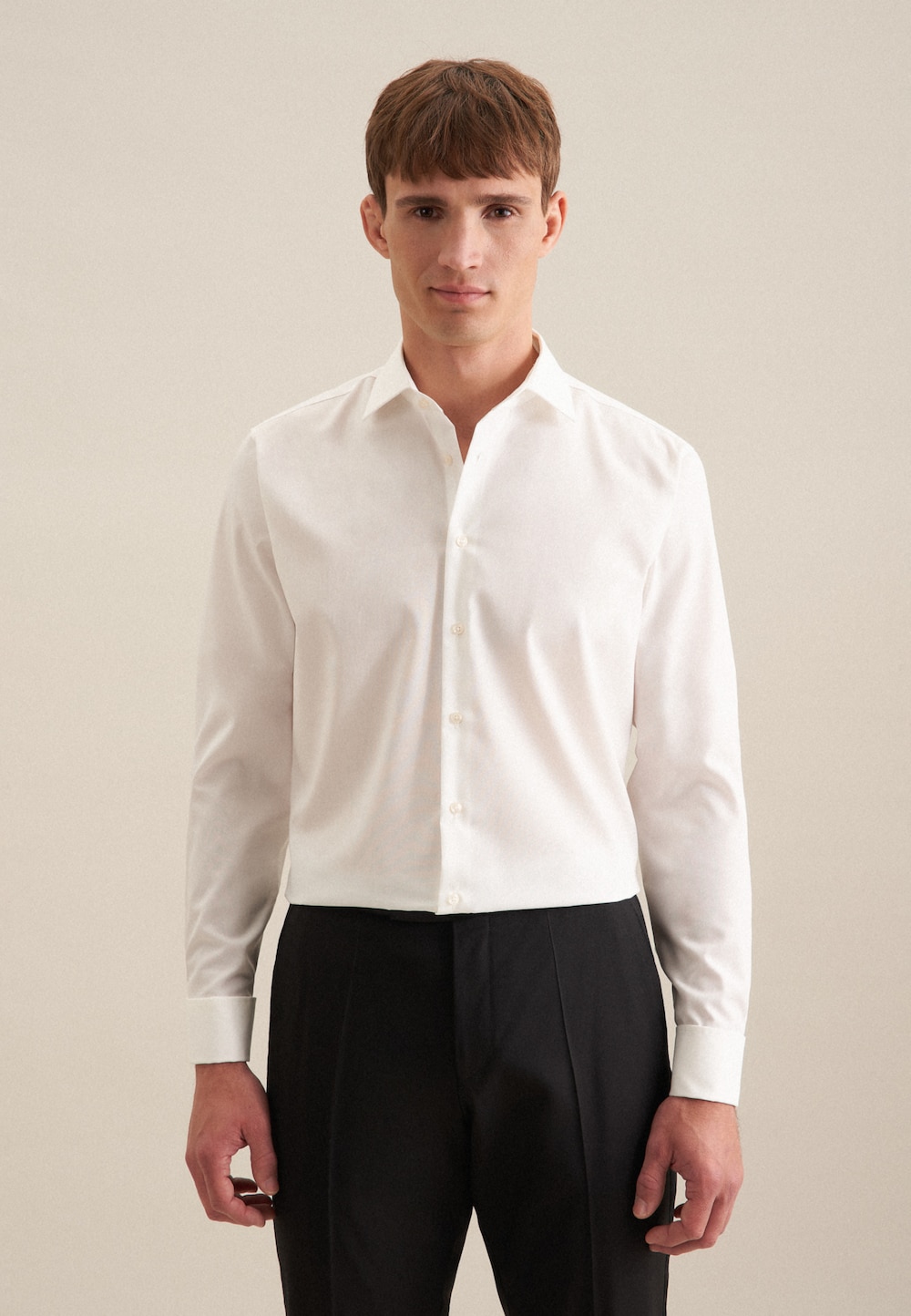 Herren Business Hemd - Uni