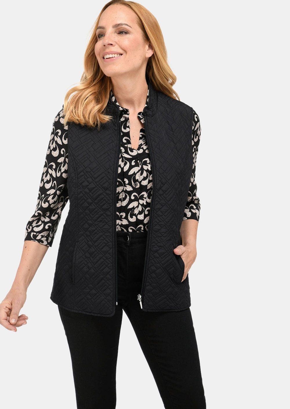 GOLDNER Gewatteerde bodywarmer Licht gewatteerd vest