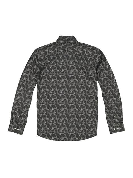 engbers Herren Langarm-Hemd gemustert , Oliv