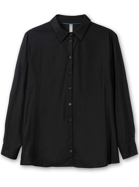 Hemdbluse Langarm Sonstiges Muster Hemdkragen