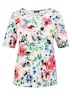 Florales Shirt in bunten Farben mit Halbarm