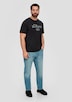 Baumwoll-T-Shirt mit Logo-Print