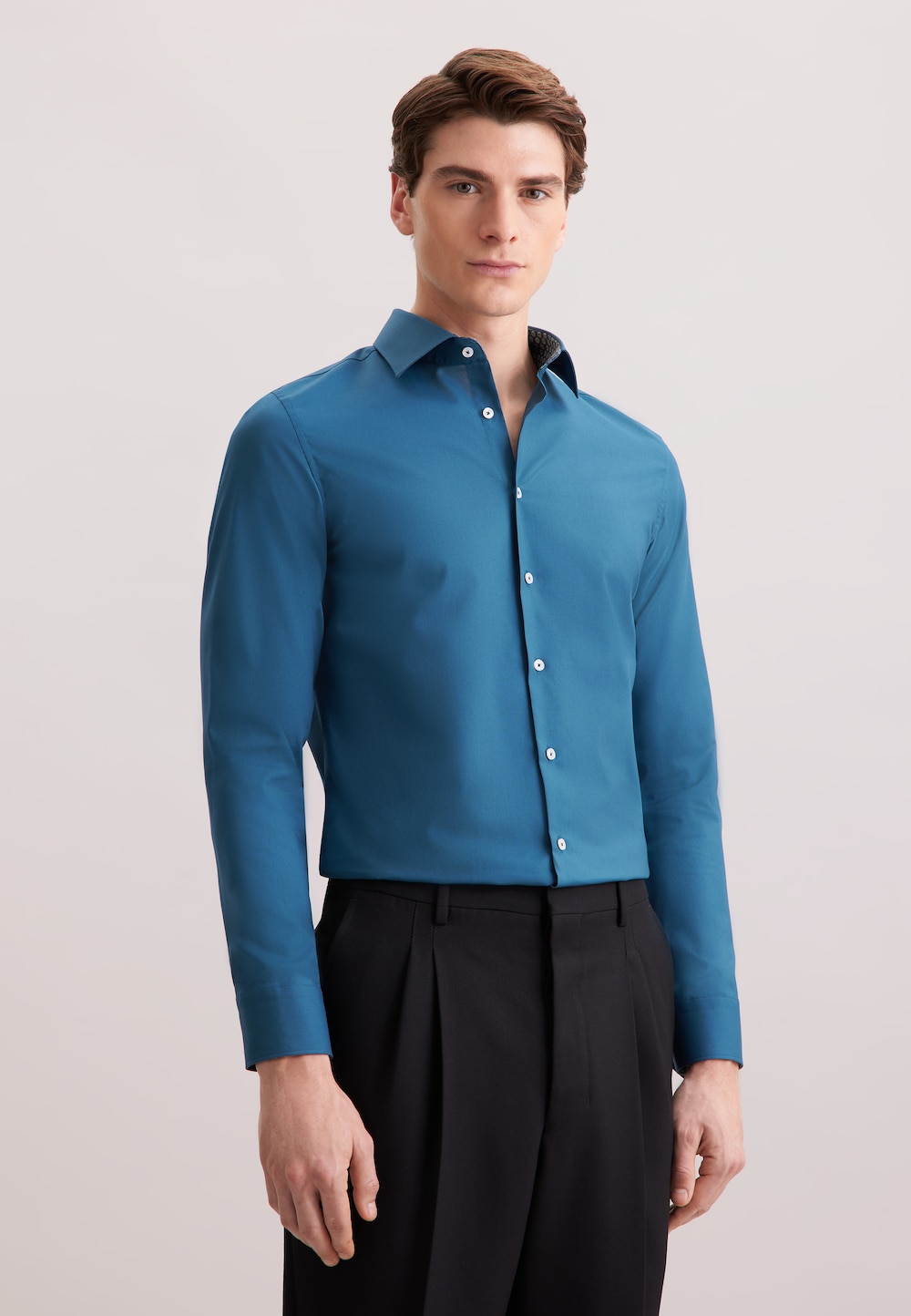 Herren Business Hemd - Uni