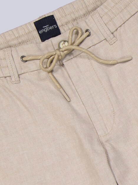 Herren Chino mit Tunnelzug , Sand