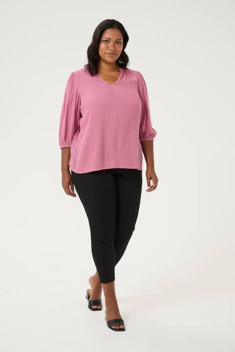 Langarm-Bluse Regular fit