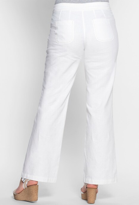 Leinenhose Uni
