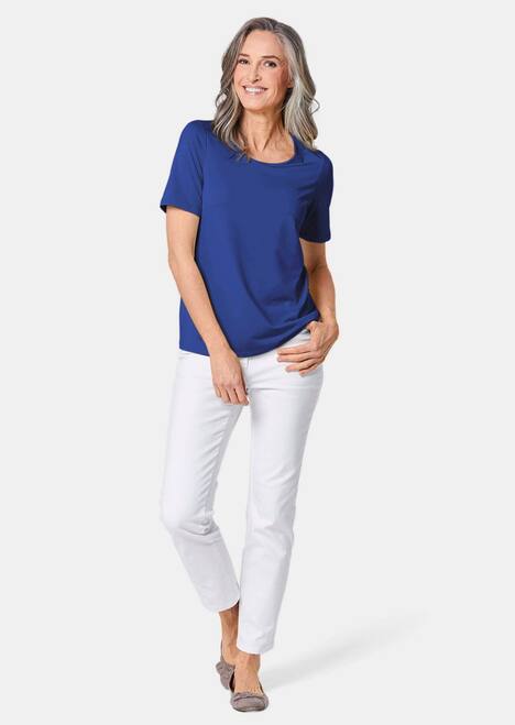 Gepflegtes Shirt in formstabiler Ware