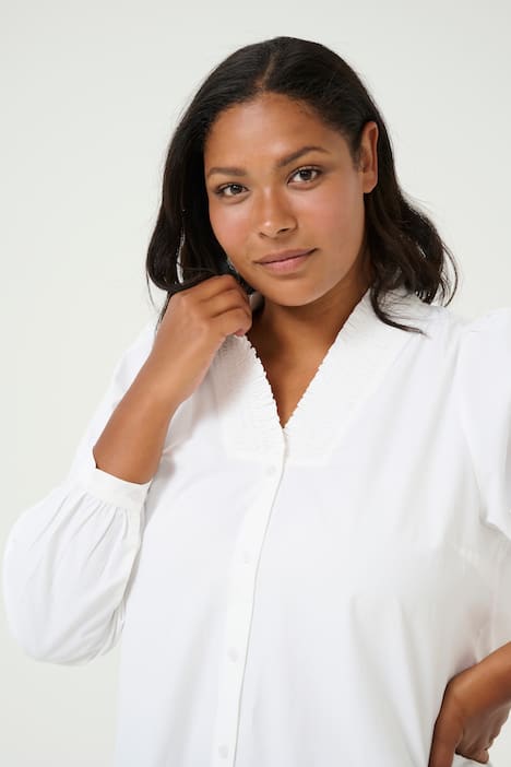 Langarm-Bluse Regular fit