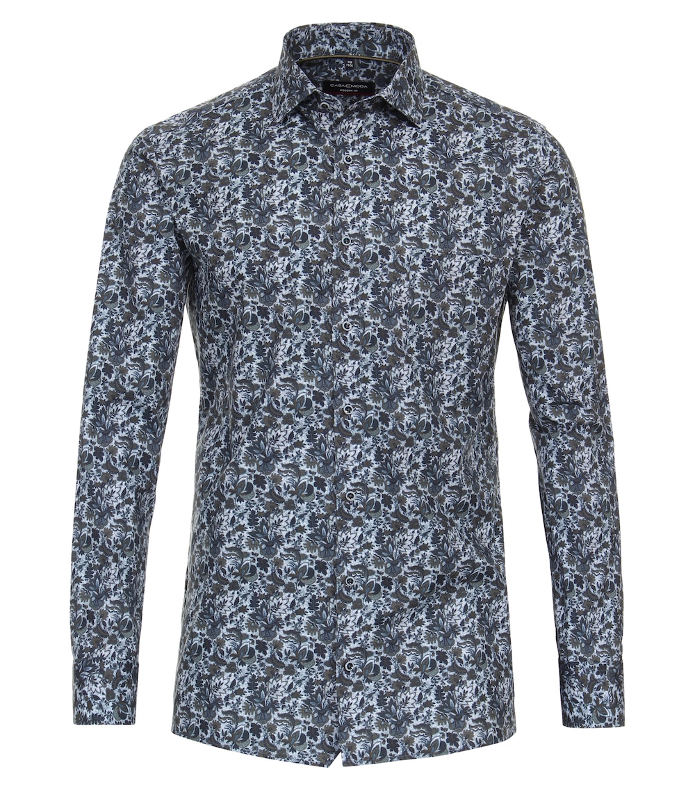 Businesshemd Print Modern Fit