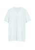 Baumwoll-T-Shirt mit Logo-Print und V-Neck