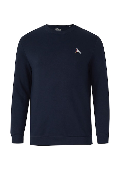 Weiches Sweatshirt mit Artwork im Relaxed Fit | Wintersport-Kollektion