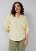 Bluse aus Seersucker mit Raffungen