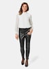GOLDNER Broek Broek in leerlook