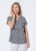 Bluse mit Tunika Ausschnitt