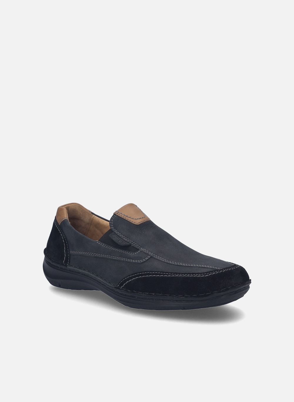Herren Slipper Anvers 67, schwarz-kombi
