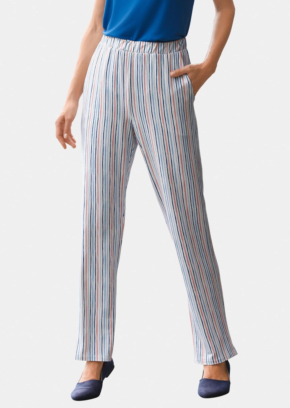Bequeme Freizeithose mit Schlupfbund und Taschen