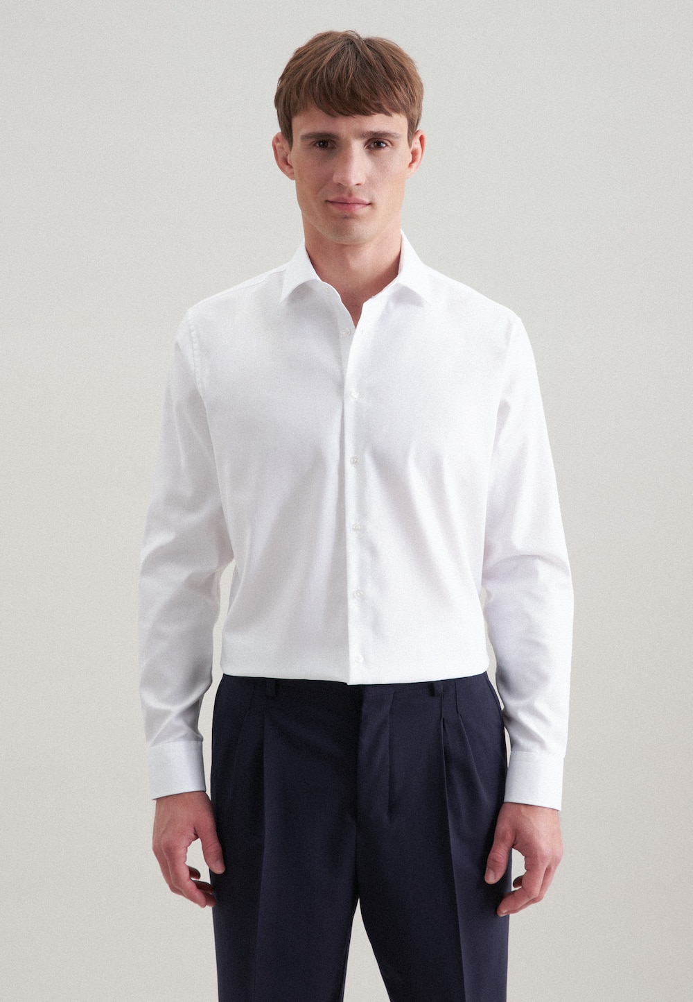 Herren Business Hemd - Uni