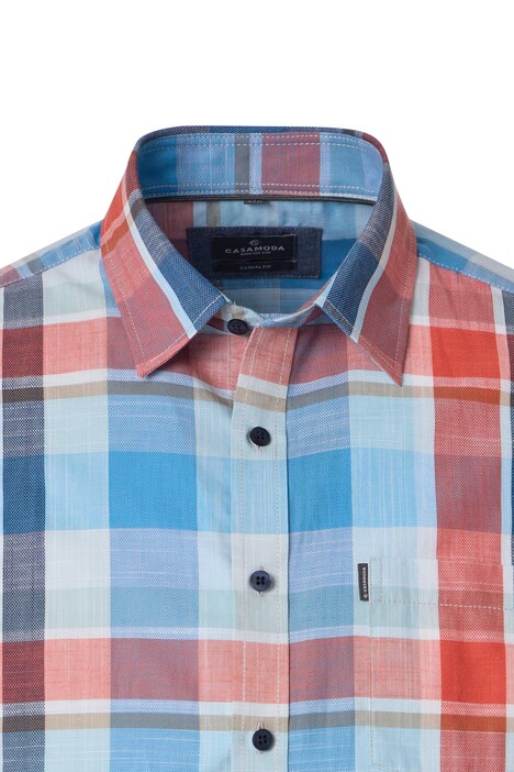 Freizeithemd Kurzarm kariert Casual Fit