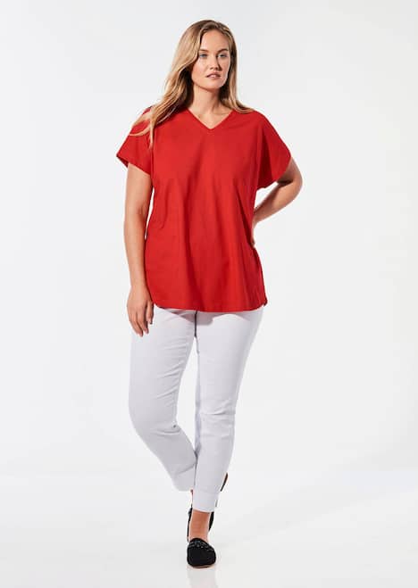 Shirt mit V-Ausschnitt