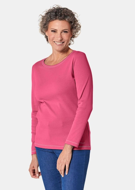 Basic T-Shirt aus reiner Baumwolle