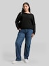 Sweatshirt mit Glitzer-Effekt