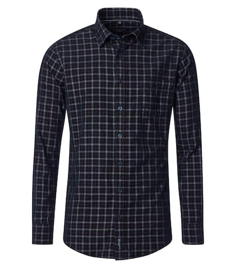 Hemdjacke kariert Casual Fit
