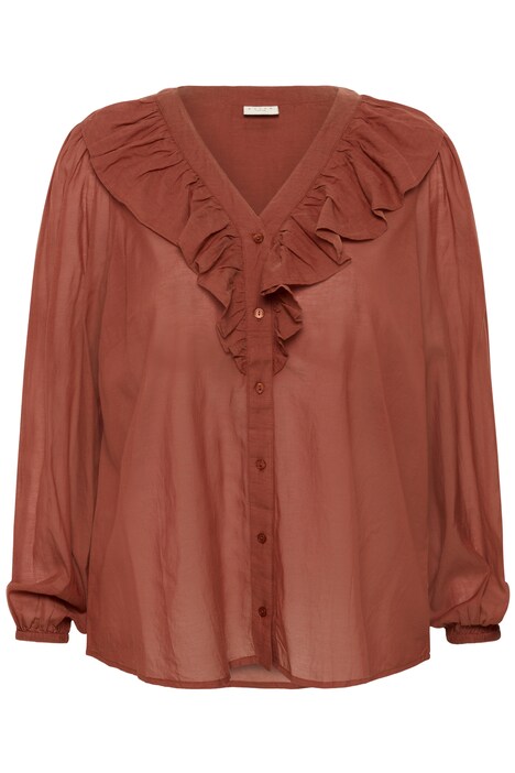 Langarm-Bluse Regular fit