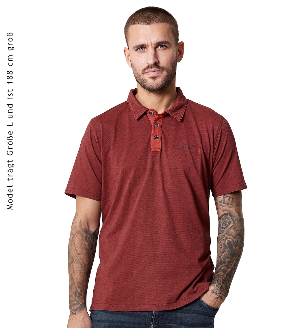 Polo-Shirt gestreift