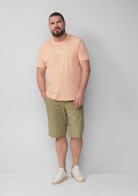 T-Shirt aus Baumwolle mit Logo-Print