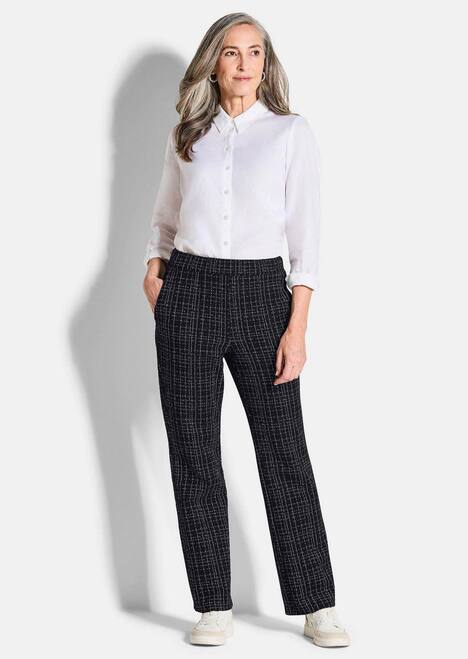 Elegante Businesshose VERA in Tweed