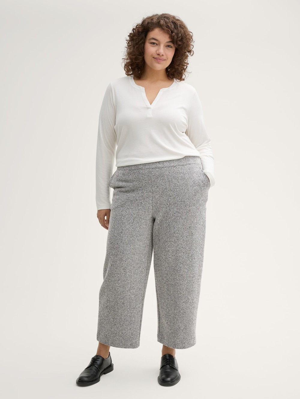 Tom Tailor Women PLUS Hosen & Chino Plus Size - Cropped Culotte Hose