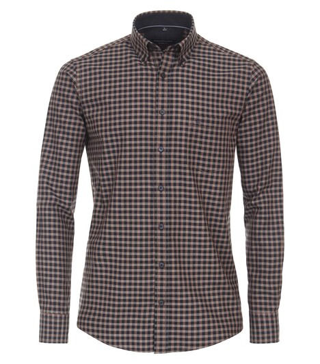 Flanellhemd kariert Casual Fit