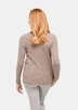 Femininer Ajourpullover aus Melange