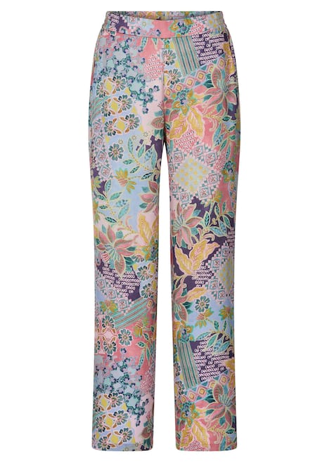 Luftige Sommerhose mit Patch-Muster