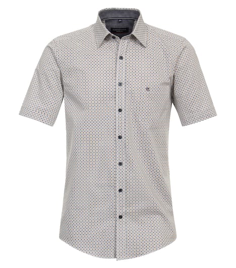 Freizeithemd Kurzarm Print Casual Fit