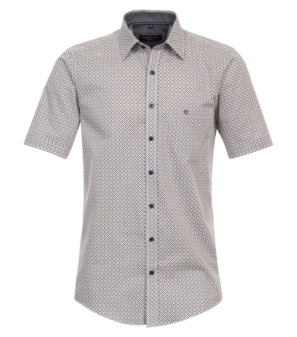 CASAMODA Freizeithemd Kurzarm Print Casual Fit